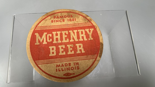 my cork beer coaster